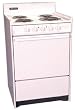 24" Electric Range, Prop Rod, 2 Racks, Storage
