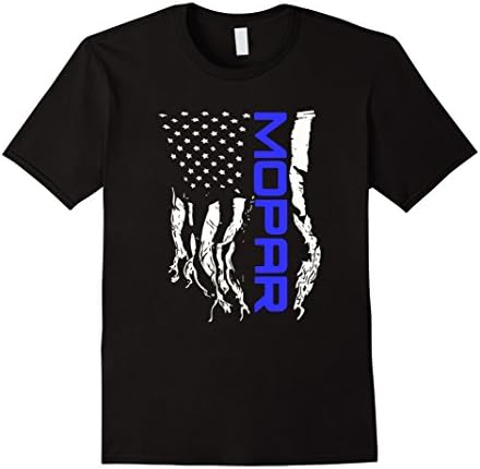 Men's Mo-par Flag T-Shirt Large Black