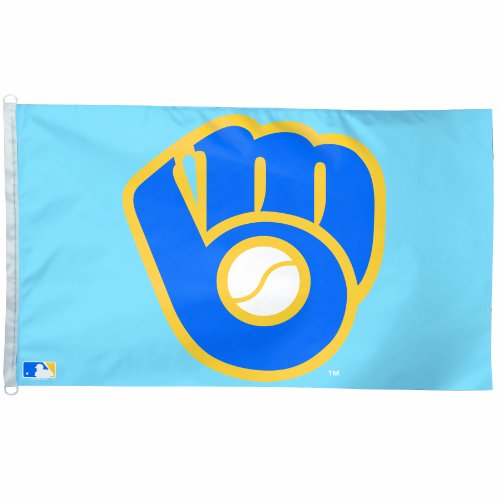 MLB Milwaukee Brewers Retro 3-by-5 Foot Flag