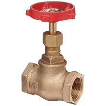 Milwaukee Valve 502 Series Bronze Globe Valve, Class 125, Inline, Threaded Bonnet, NPT Female
