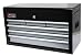 HOMAK BG02026603 27-Inch SE Series 6-Drawer Top Chest - Black/Gray