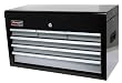 HOMAK BG02026603 27-Inch SE Series 6-Drawer Top Chest - Black/Gray