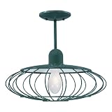 Westinghouse 64776 Garage Lighting One-Light Rally Adjustable Pendant Fixture, Torque Gray