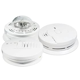 Kidde Carbon Monoxide and Smoke Alarms with Strobe Light