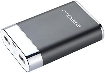 Oripow 2nd Gen Spark A3 9600mAh Portable Charger External Battery Power Bank with Dual Outputs for iPhone 6 Plus 5S, iPad Mini 3 Air 2, Samsung Galaxy S6 S5 Note 4 3, HTC ONE M9, Nexus, More Phones and Tablets (Grey)