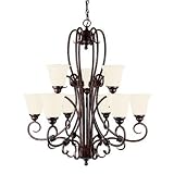 Savoy House GZ-1-2888-9-56 9 Light Brandywine Chandelier, New