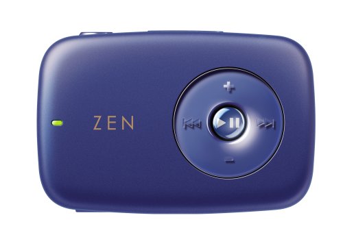 Creative Zen Stone 2 GB MP3 Player with Built-in Speaker and Clip (Blue)