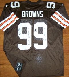 Jim Brown, Otto Graham Signed Jersey - Limited Edition - Cleveland Browns