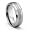 8MM Tungsten Carbide Brushed Silver Mens Wedding Band Ring (Available Sizes 7-14 Including Half Sizes) (7)