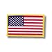 American Flag w/ Gold Trim Patch