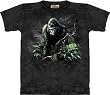 Mountain Gorilla T-shirt 100% Cotton Teens and Adults Short Sleeve Shirt