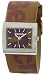 Bench Ladies Brown Dial Watch With Brown And Purple Strap