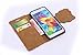 TFS Samsung Galaxy S5 V I9600 Case leather ,Cute Hello Kitty Pattern Flip Wallet PU Leather Case With Soft TPU Stand Case With Card Slot Cover Skin For Samsung Galaxy S5 V I9600 (003)