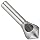 Magafor 415 Series Cobalt Steel Single-End Countersink, Uncoated (Bright) Finish, Zero Flute, 100 Degrees, Round Shank