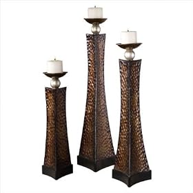 BENTLEY, CANDLEHOLDERS, SET 3