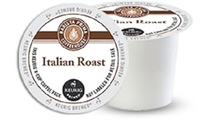 Barista Prima Coffeehouse Dark Roast Extra Bold K-Cup for Keurig Brewers, Italian Roast Coffee (Pack of 96)