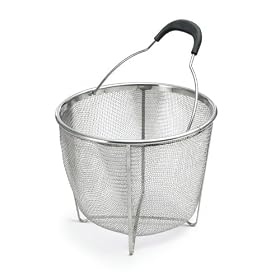 Polder Strainer/Steamer Basket, Stainless Steel