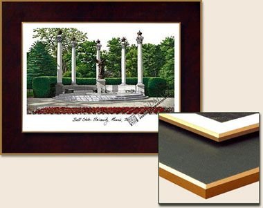 Buy Collegiate- Ball State University Laminated Lithograph by Landmark Publishing