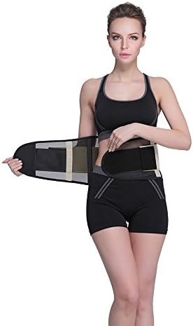Waist trimmer Belt, Fancyteck Breathable Waist Trainer Belt Waist Slimming Belt For Hourglass Shape, S, Skin Color