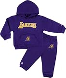Los Angeles Lakers Purple Infant Basic Hooded Fleece Sweatshirt and Fleece Pant Set