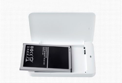 Battery with Charging Holder for Samsung Galaxy S5 - Retail Packaging - White