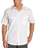 Dickies Men's Short Sleeve Pin Stripe Dobby Shirt