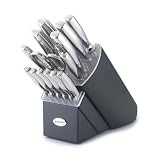 Anolon Advanced Stainless Steel 15-Piece Knife Set with Block