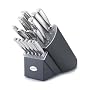 Anolon Advanced Stainless Steel 15-Piece Knife Set with Block
