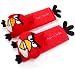 Red Angry Bird Plush Seat Belt Cover Shoulder Pad Cushion (2 pcs)