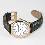 Columbia University Men's Swiss Watch - Classic with Leather Strap by M.LaHart