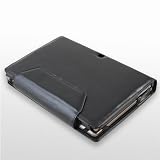 Housse à rabat Navitech en cuir bycast noir, peut contenir tablette + clavier, avec stand de positionnement ajustable & protection d'écran anti-réverbérations pour le Asus EeePad Transformer TF101 10.1 pouces Tablette PC Android 3.0