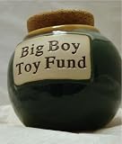 LK1230 Big Boy Toy Fund Word Jar-Random Color Selection