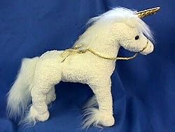 Plush Jewel Poseable Unicorn 16"