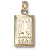 Univ Of Illinois I 1867 Pendant (Gold Plated)