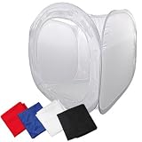eSecure - 32" / 80CM PHOTO STUDIO BOX LIGHT CUBE TENT +4 BACKDROPby eSecure