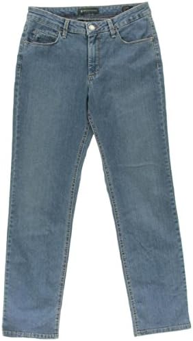Lee Platinum Label Womens Plus Classic Fit Stretch Straight Leg Jeans Denim 8