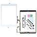 iPad Air 1st A1474 Generation iPad 5 Touch Screen Digitizer Replacement,Front Panel Glass Assembly White-Includes Home Button,Camera Holder and Pre-Installed Adhesive with Repair Tools Kit