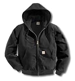 Mens Carhartt Duck Active Thermal Jacket BLACK 3XL TLL