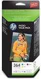 HP 364 Photo Value Pack - Print cartridge / paper kit - 1 x yellow, cyan, magenta