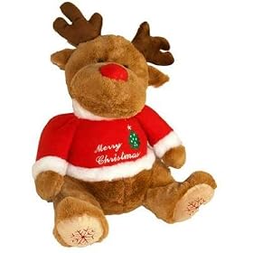 Giant 60cm Christmas Reindeer Super Soft Toy Brand New