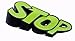 Door Stopper - Heavy Duty Wedge - Home or Office - Unique STOP Words Design