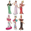 40's movie star CARMEN MIRANDA ORNAMENTS Brazilian deco