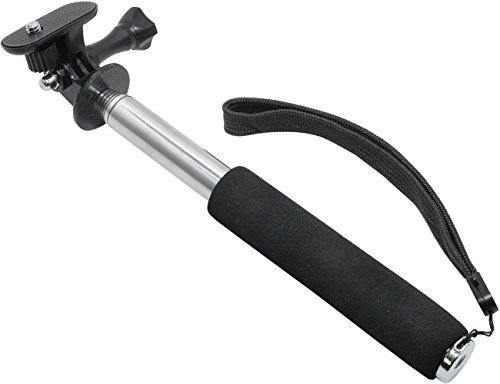 Xit XTGPMP43 43-Inch Hand Held Monopod for GoPro and Regular Cameras (Silver)