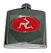 Isle of Man Flag Celtic 6 oz Flask