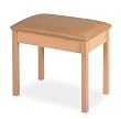 Yamaha WB2 Padded Wooden Bench for the Yamaha DGX505 and DGX620, Natural Finish