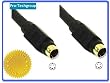 Pro-Techgroup 25 ft Premium Grade Gold Series S-Video SVHS Mini-Din 4-pin UL Listed Premium shielded cable