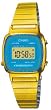 Casio #LA670WGA-2 Women's Gold Tone Chronograph Alarm LCD Digital Watch