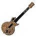Leopard Spots Design Skin Decal Sticker for Wii and Xbox 360/ Playstation 3 PS3 Guitar Hero III Gibson Les Paul Guitar Controller