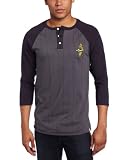 Altamont Mens Bohemian 3/4 Sleeve Henley Rag Shirt