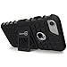 CoverON [Atomic Series] Fit iPhone 8 Kickstand Case, iPhone 7 Case, Hard Hybrid Tough Protective Armor Phone Cover Case for Apple iPhone 8/iPhone 7 - Black